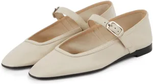 FOWT Women Classic Closed Square Toe Mary Jane Flats Comfortable Insole Adjustable Buckle Ballroom Daily Casual Ballet Flats Size 4-16 US
