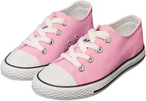 Girl's Canvas Sneakers Casual Style All Season Toddler Little Kid
