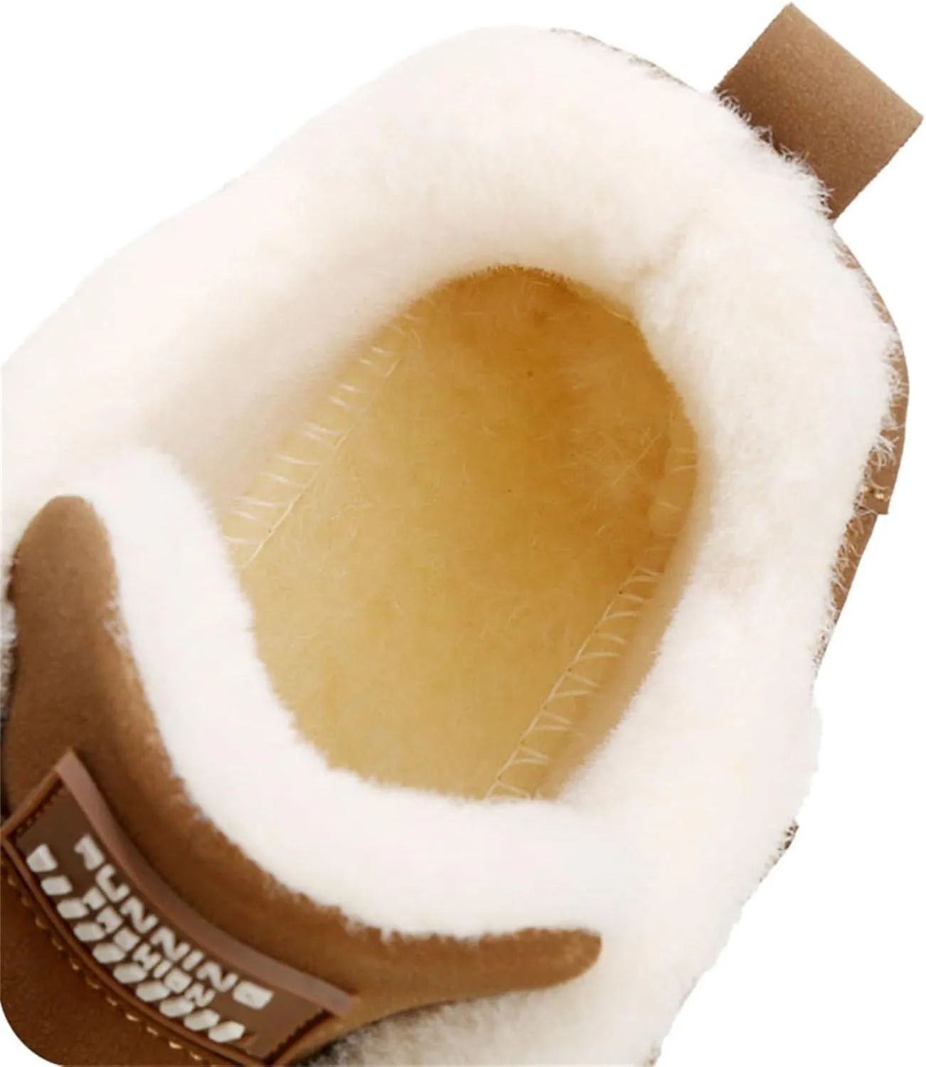 Kids Fr Lined Ankle Snow Boots Girls Boys Toddler Insulated Warm Fleece Winter Sneakers High Top Hiking Trainers