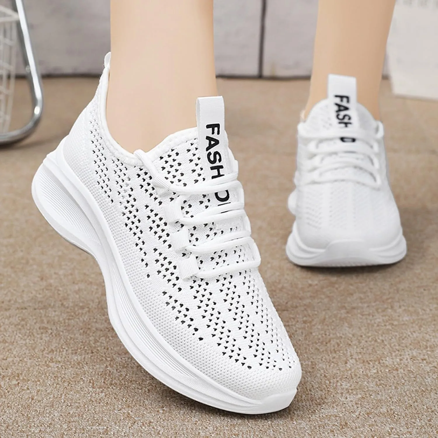 Mens Dress Shoes Casual Oxfords Shoes Knit Lightweight Non Slip Work Shoes Women Fashion Casual Shoes Dress Sneakers Slip On Tennis Shoe Loafers Dress Shoe