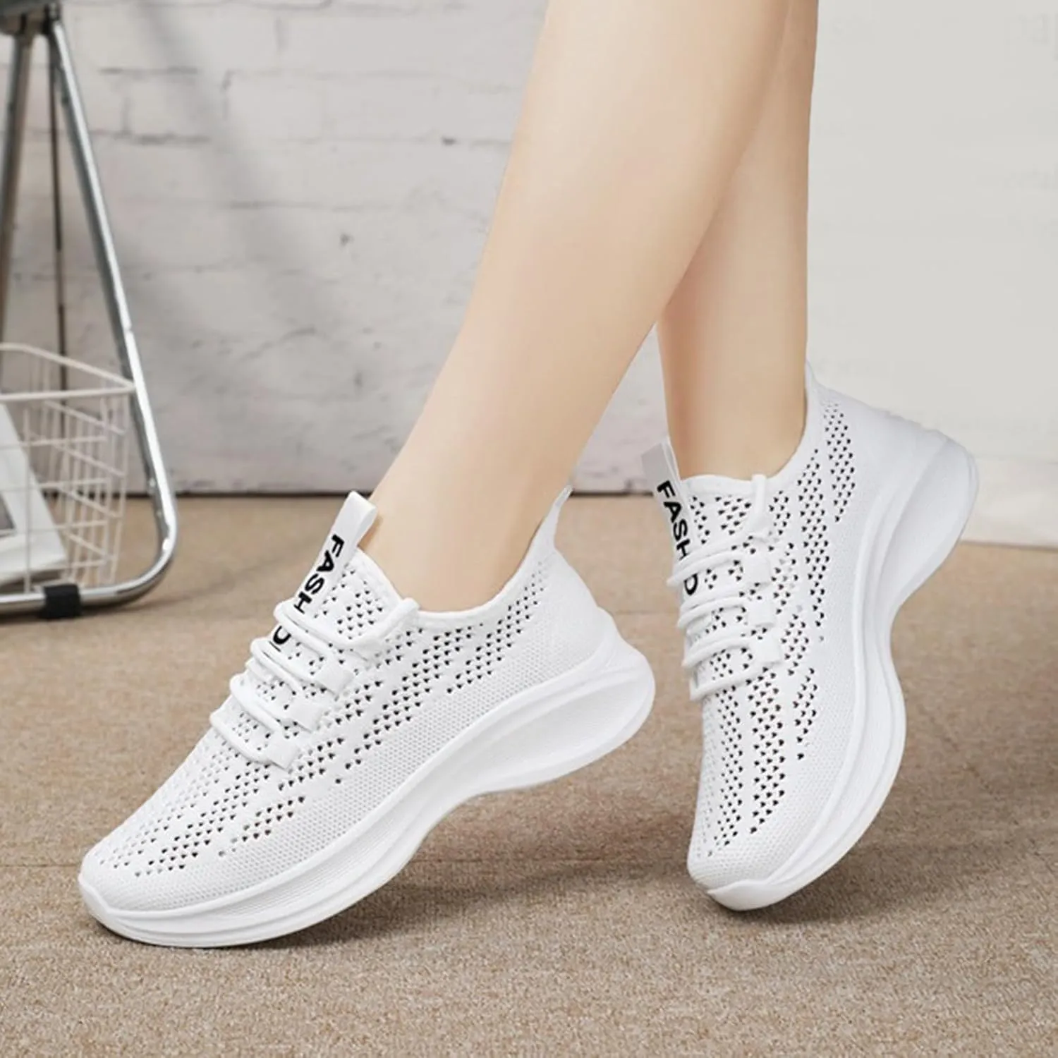 Mens Dress Shoes Casual Oxfords Shoes Knit Lightweight Non Slip Work Shoes Women Fashion Casual Shoes Dress Sneakers Slip On Tennis Shoe Loafers Dress Shoe