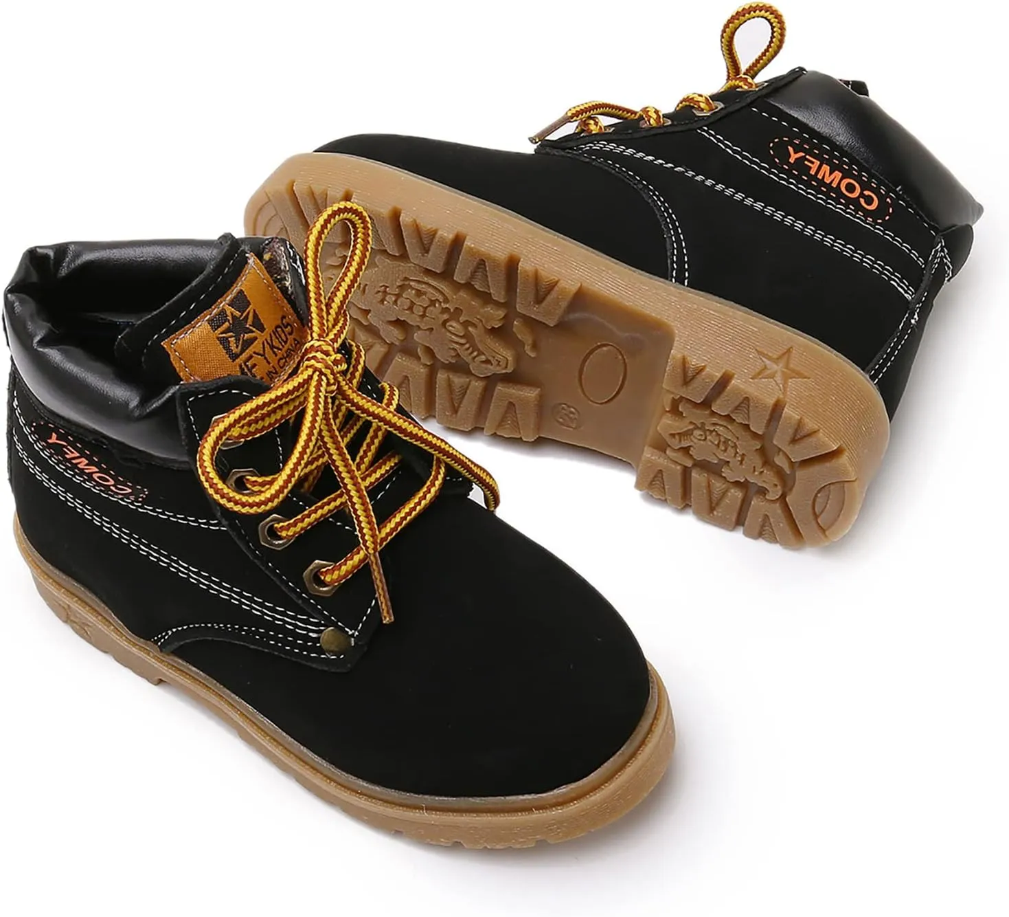RVROVIC Baby Kids Boots Boys Girls Shoes Hiking Ankle Boots Toddler/Little Kid