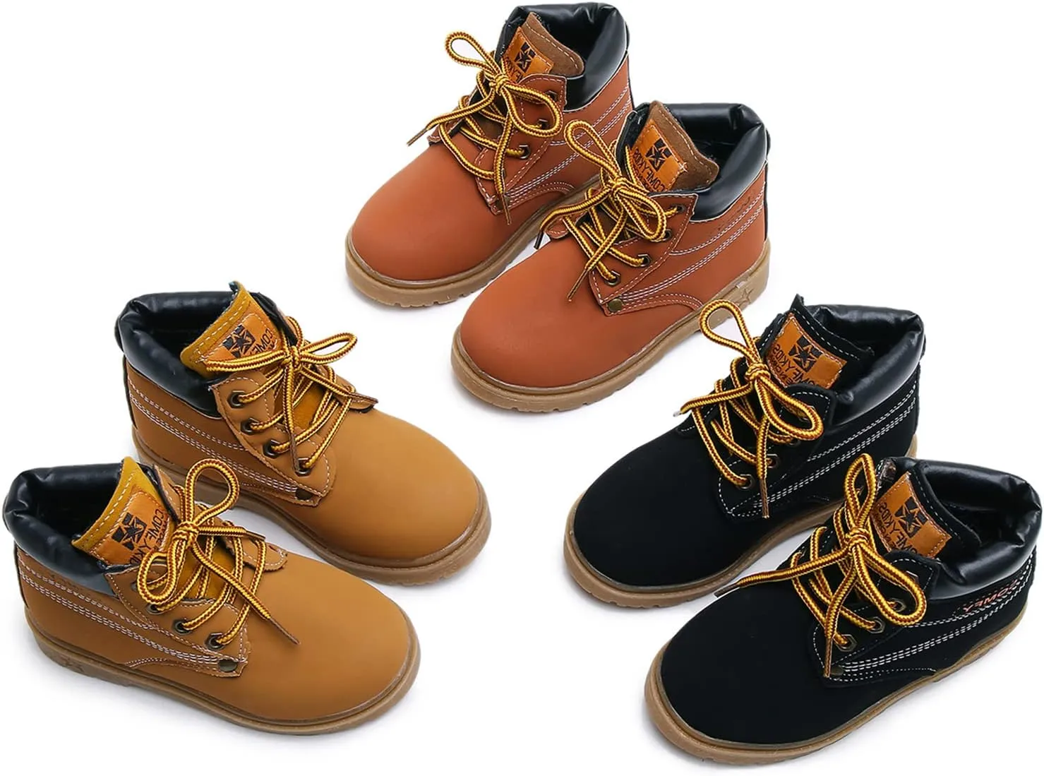 RVROVIC Baby Kids Boots Boys Girls Shoes Hiking Ankle Boots Toddler/Little Kid