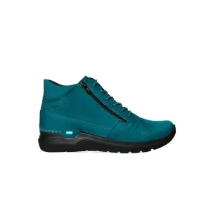 WOLKY WHY ANTIQUE NUBUCK PETROL - WOMENS