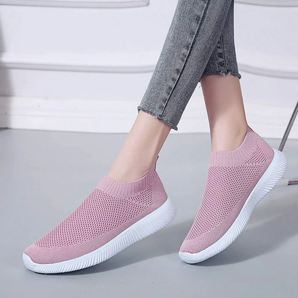 Womens Orthopedic Slip On Casual Shoes Walking Sneakers with Arch Support Comfortable Loafers Plantar Fasciitis Relief Foot Pain Diabetic Feet