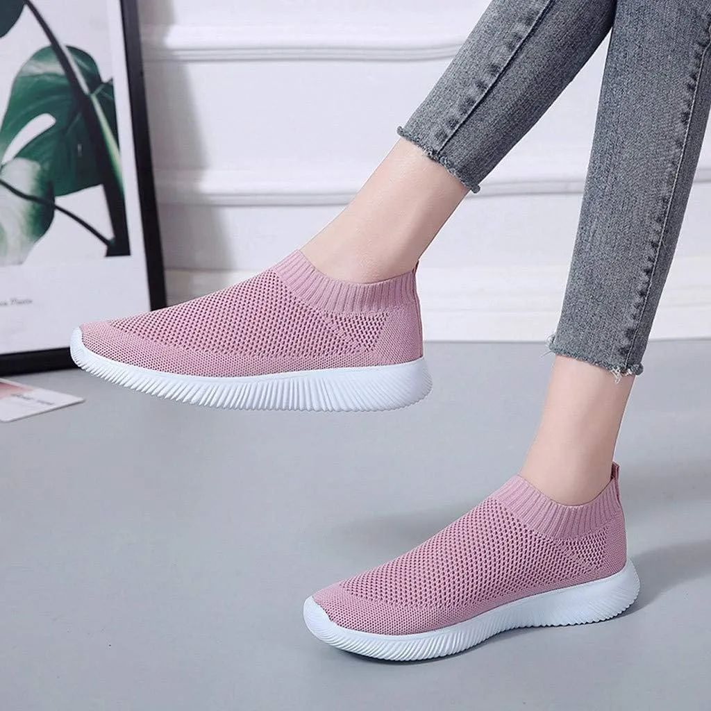 Womens Orthopedic Slip On Casual Shoes Walking Sneakers with Arch Support Comfortable Loafers Plantar Fasciitis Relief Foot Pain Diabetic Feet