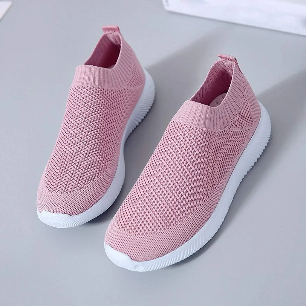 Womens Orthopedic Slip On Casual Shoes Walking Sneakers with Arch Support Comfortable Loafers Plantar Fasciitis Relief Foot Pain Diabetic Feet