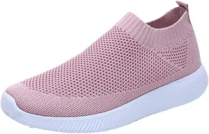 Womens Orthopedic Slip On Casual Shoes Walking Sneakers with Arch Support Comfortable Loafers Plantar Fasciitis Relief Foot Pain Diabetic Feet